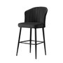 Hanah Home Rubi - Black Juego de Taburetes de Bar (4 Piezas)